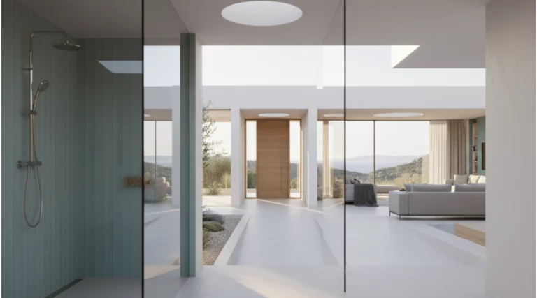 Maison moderne de plain-pied avec accès facile et salle de bain sécurisée, idéale pour les seniors à Albitreccia.